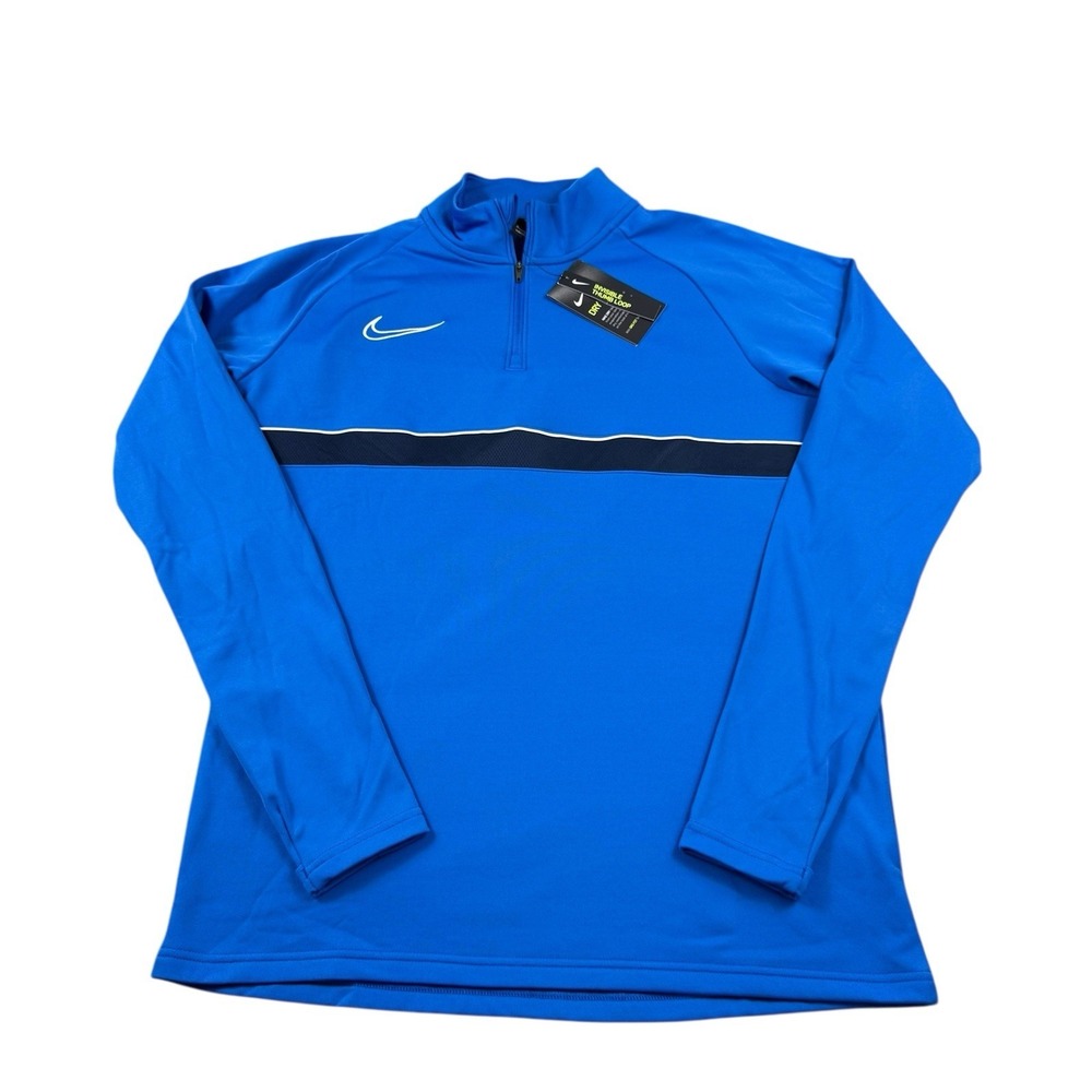 Nike Dry Blue Colorblock Performance 1/2 Zip Pullover CW6110-463 Mens M NWT